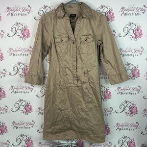 Mexx dress button up cargo y2k Women's Beige Trench Coat style